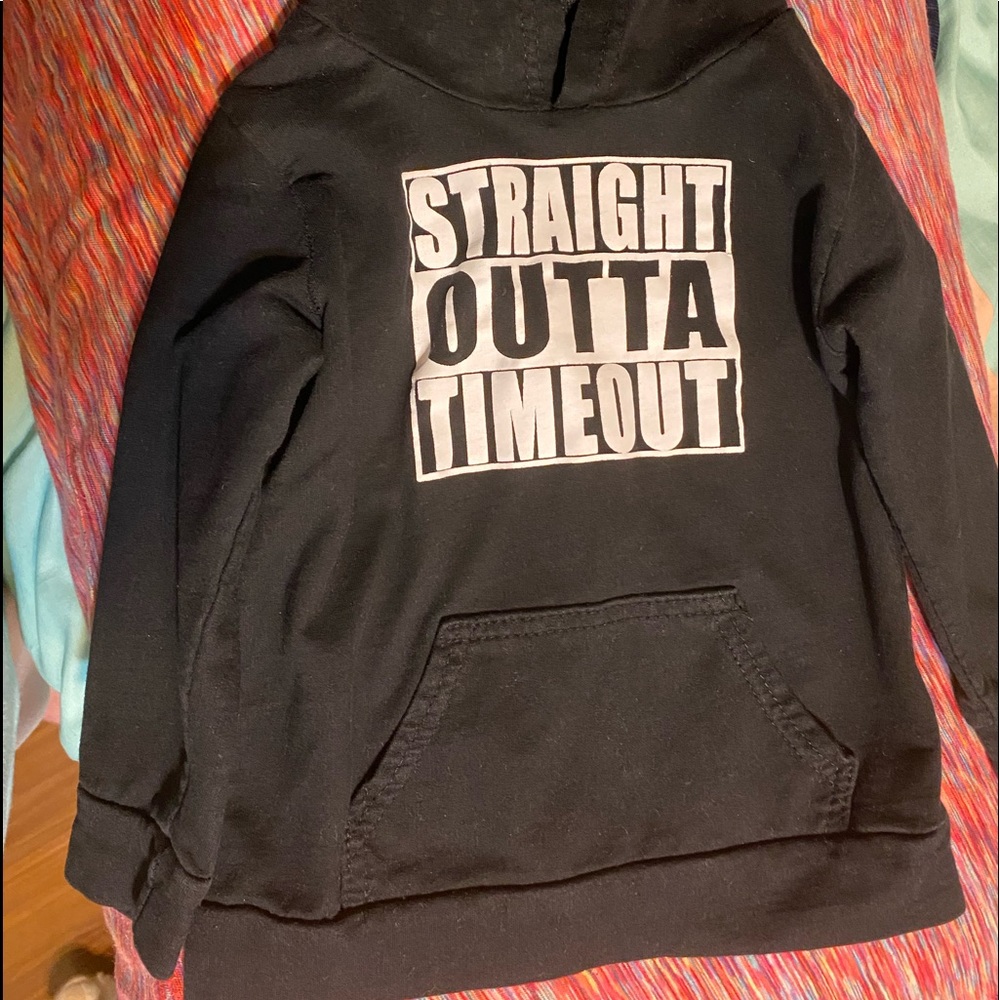 Toddler hooded long sleeve shirt